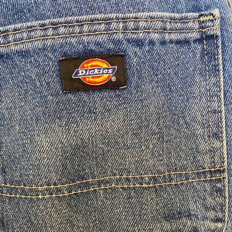【Dickies】ダブルニー ペインターデニム W32 L30 / ディッキーズ ワークパンツ ジーンズ リアルペンキ汚れ 色落ち アメカジ