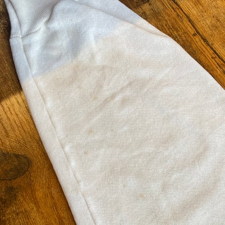 80s Vintage 【Hard Rock Cafe San Francisco】 スウェット Hanes XL USA製 ラグラン袖 アイボリー