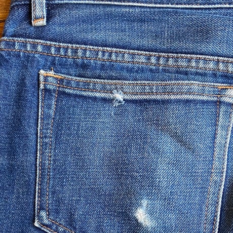 【A.P.C.】デニムパンツ 34インチ  PETIT STANDARD 濃紺 ヒゲ マカオ製