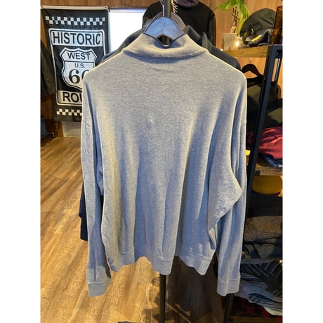 【POLO GOLF】 ラルフローレン ハーフジップ スウェット XL グレー