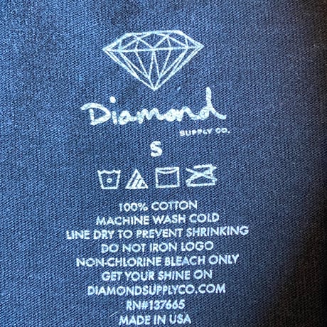 USA製【Diamond Supply Co. × BLACK SCALE】 コラボグラフィックTシャツ ブラック S