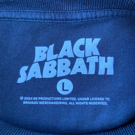 【BLACK SABBATH】 "US Tour '74" バンドTシャツ L