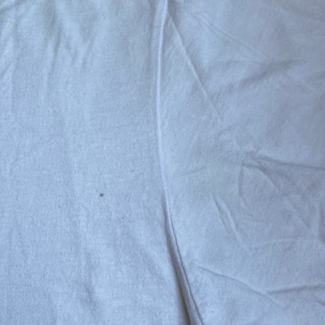 【Oasis】 "Live Forever" レコードプリント Tシャツ THRIFTY LOOK サニーサイドアップ ホワイト