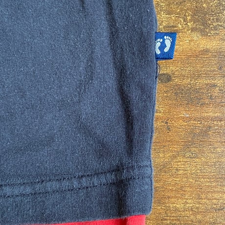 【HANG TEN】ハンテン レイヤード風 リンガーTシャツ サンディエゴ Lサイズ