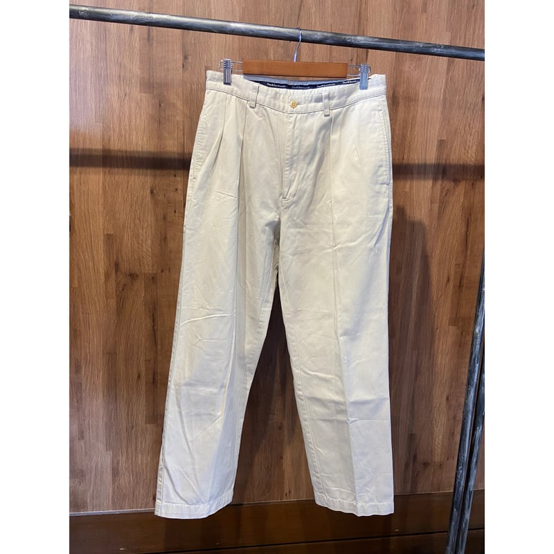 POLO RALPH LAUREN】 ツータック チノパンツ 33インチ ANDREW PA