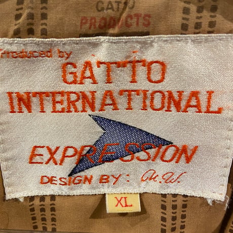 【Hard Rock CAFE 】レザー ボンバージャケット（GATTO INTERNATIONAL製）XL