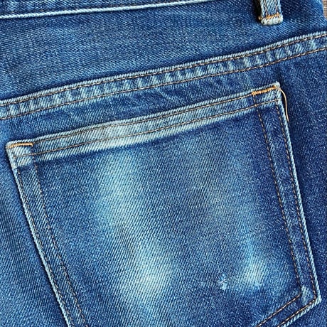 【A.P.C.】デニムパンツ 34インチ  PETIT STANDARD 濃紺 ヒゲ マカオ製