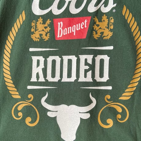 Coors Banquet RODEO プリントTシャツ Lサイズ TeeLuv企業Tシャツ アメカジ