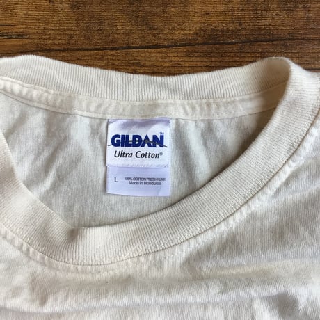【GILDAN】スミソニアン国立動物園 パンダ アニマルTシャツ L 生成り ウルトラコットン