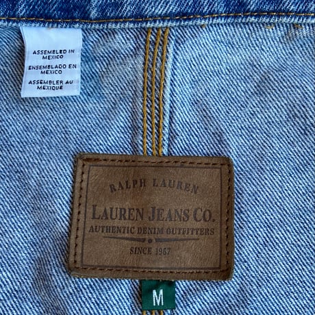 90sヴィンテージ 【RALPH LAUREN】【LAUREN JEANS CO. 】デニムカバーオール M