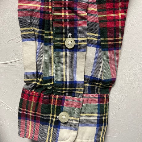 【RALPH LAUREN】タータンチェックシャツ　S
