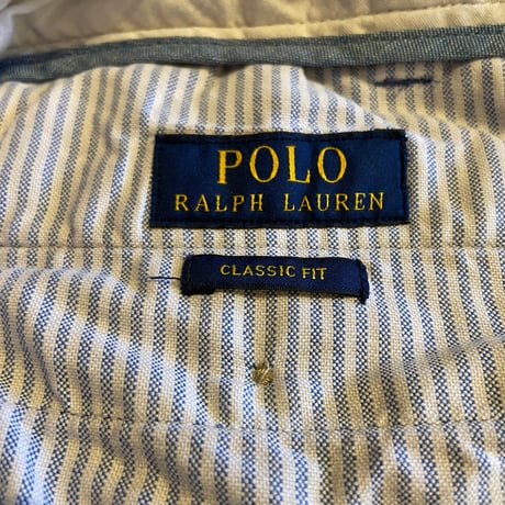 【POLO RALPH LAUREN】クラシックフィット チノパン W36 L32 ブルー