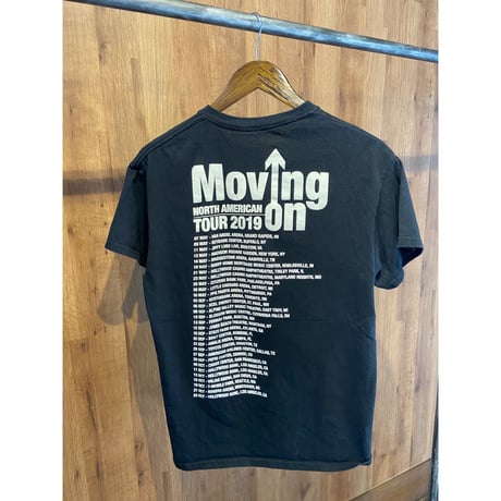 【The Who】 2019年北米ツアー "Moving On!" グラフィックTシャツ  ターゲットロゴ  ブラック M