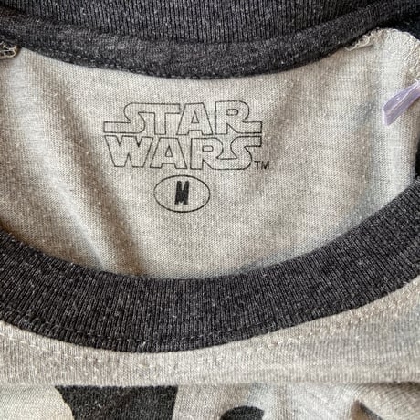 【STAR WARS】ラグラン七分袖Tシャツ M | ダース・ベイダー & ストームトルーパー | 美濃屋製