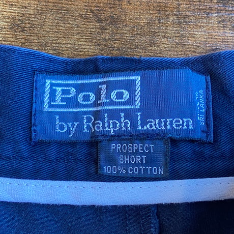 【Polo by Ralph Lauren】 PROSPECT SHORT コットン チノ ショーツ ネイビー W32