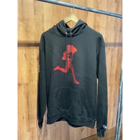 【Champion】  Barstool Sports コラボ スウェットパーカー L ブラック