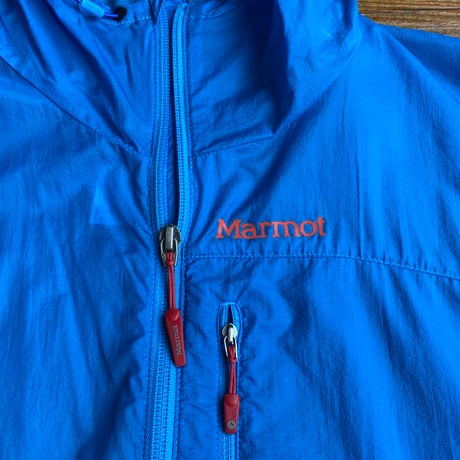 【希少コラボ】Marmot × coen 別注 パッカブル ナイロンシェルジャケット ブルー XL（JPサイズ）