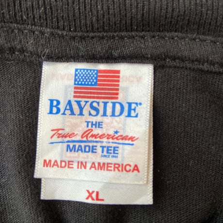 【MADE IN USA】BAYSIDE ARMY Tシャツ XL | 米軍公式ライセンス デジタルカモ ブラック