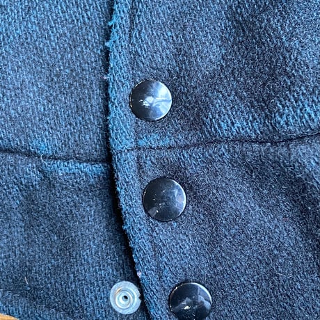 【90s USA製】HARLEY-DAVIDSON  レザー切替 スタジャン M / 袖革