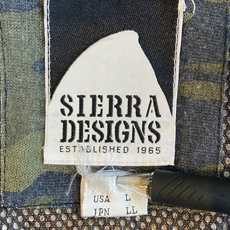 【SIERRA DESIGNS】 シェルパフリースジャケット LL オフホワイト 迷彩  ボア