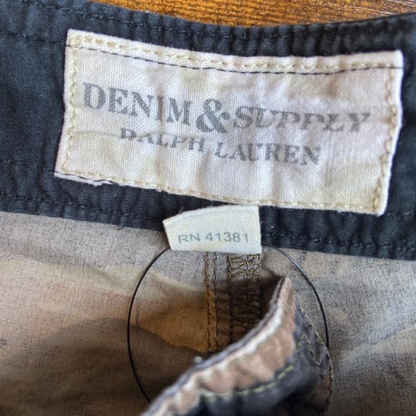 【DENIM & SUPPLY】 ラルフローレン タイガーカモ イージー ショートパンツ 34インチ 迷彩
