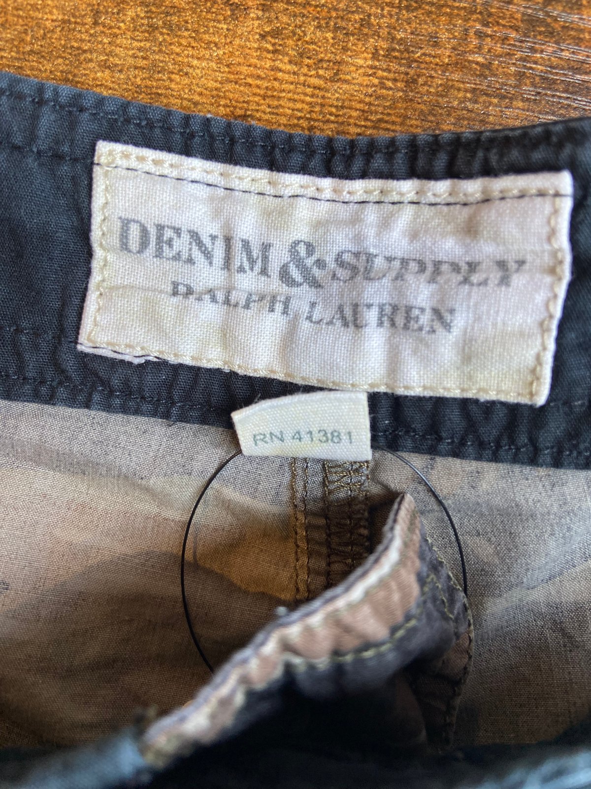 DENIM & SUPPLY】 ラルフローレン タイガーカモ イージー ショート 