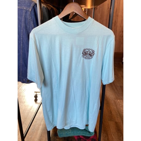 【HOUSTON JAPAN】 L / 天女 豪華刺繍 Tシャツ / スカジャンモチーフ　デッドストック