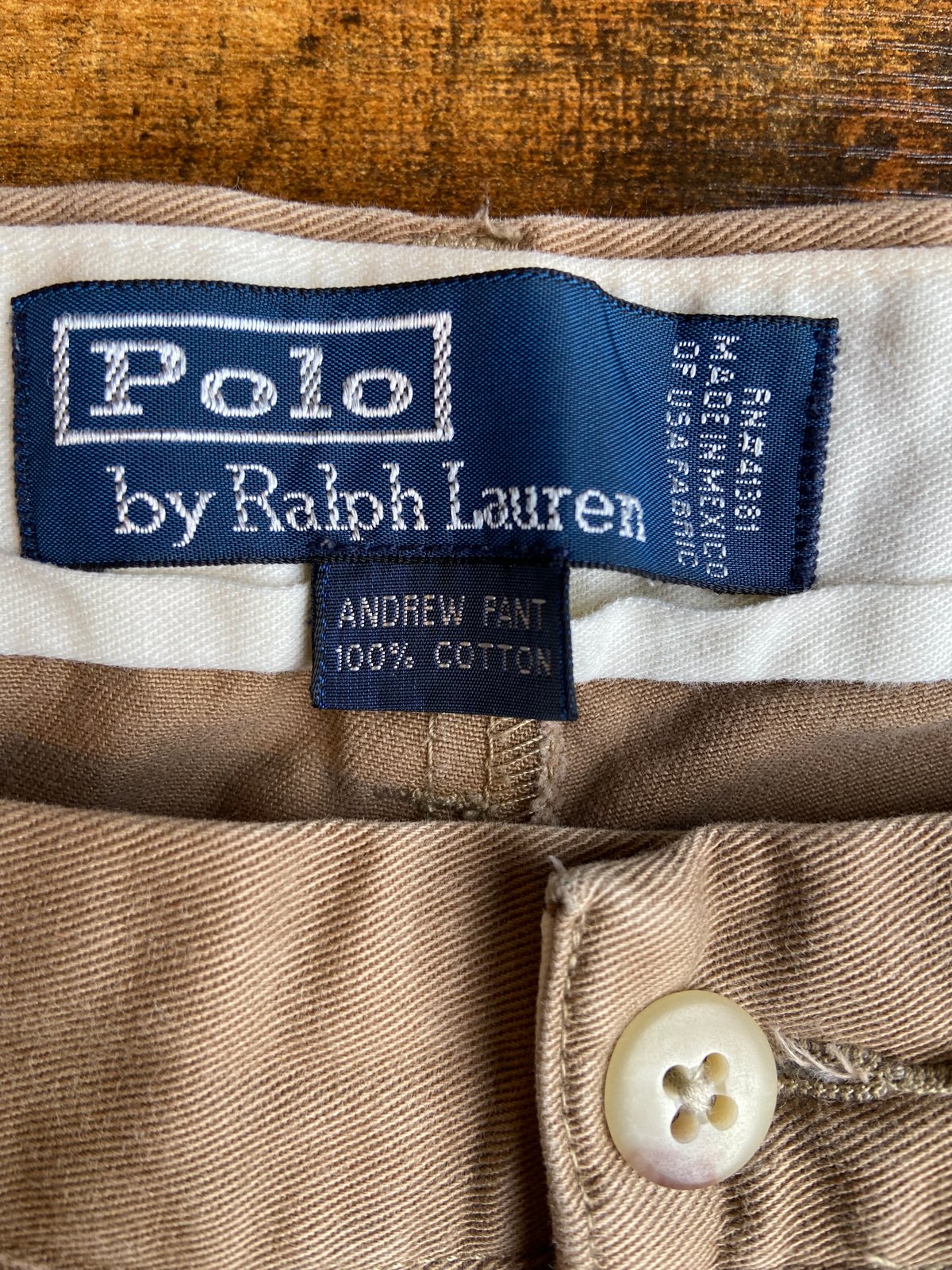 Polo by Ralph Lauren】 ANDREW PANT 2タック コットン チノ