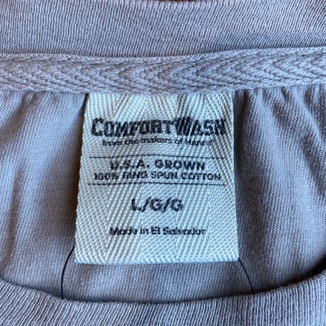 【COMFORTWASH】 WALTON'S 5-10 ウォルマート1号店 イラストプリント グレージュ系 L