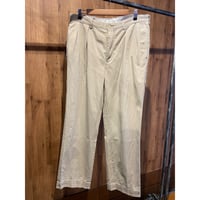 90s 【Polo by Ralph Lauren】 ANDREW PANT 2タック チノトラウザーズ ベージュ 34/30 マカオ製