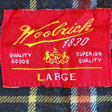 【Woolrich】クレイジーパターン チェック ウエスタンシャツ (L) パッチワーク マルチカラー スナップボタン