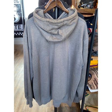【Carhartt】 LOOSE FIT スウェットパーカー グレー PARKGROVE刺繍 XL
