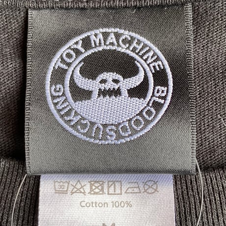 【TOY MACHINE】 ロングスリーブ Tシャツ ブラック Mサイズ