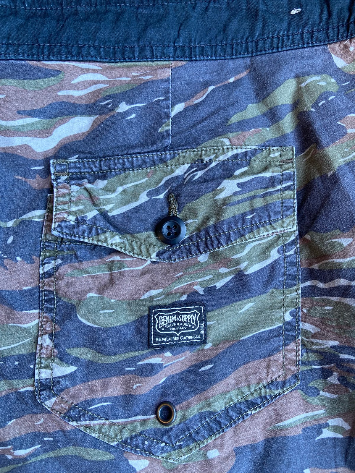 DENIM & SUPPLY】 ラルフローレン タイガーカモ イージー ショート 