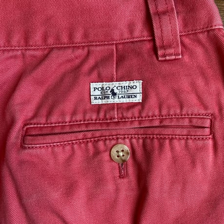 90s 【Polo by Ralph Lauren】  チノパンツ W33  ピンク  ヴィンテージ