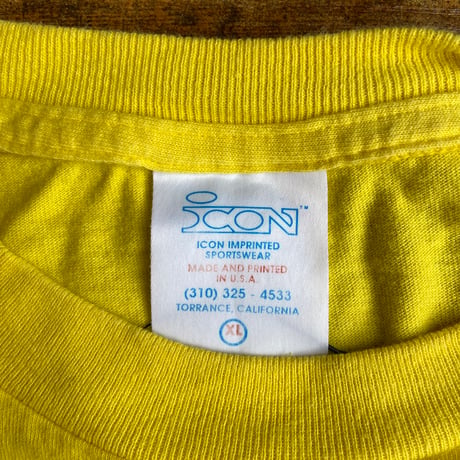 90s USA製 Redondo Beach Super Bowl Sunday 1996 長袖 Tシャツ XL イエロー
