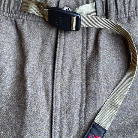 【GRAMICCI】ウールブレンド グラミチパンツ ヘリンボーン オリーブ XL