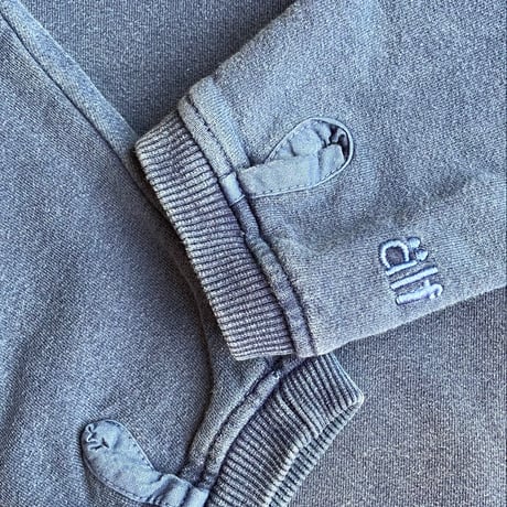 【alf / Made in USA】希少！チロリアンテープ スウェット L / 襟付き ドローコード