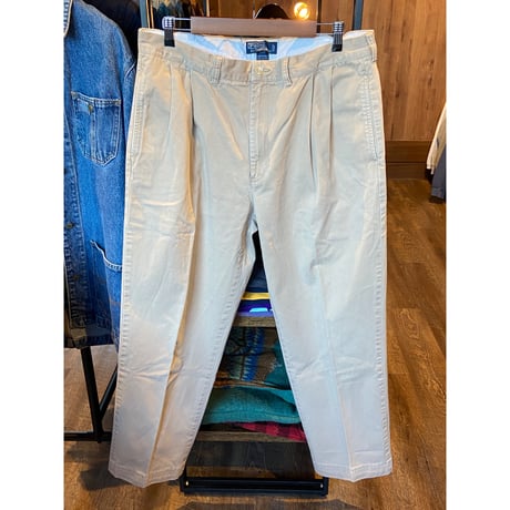 【POLO Ralph Lauren】CHATCHFIELD チノパン W36L34 ベージュ 2タック