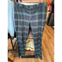 【POLO RALPH LAUREN】 ブラックウォッチ ストレッチ スリムフィット チノパンツ W34 L32 美品