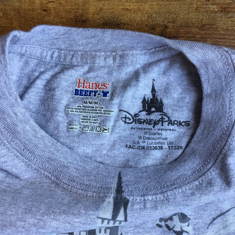 ディズニーワールド WDW 2018】 パークマップTシャツ メンズM グレー