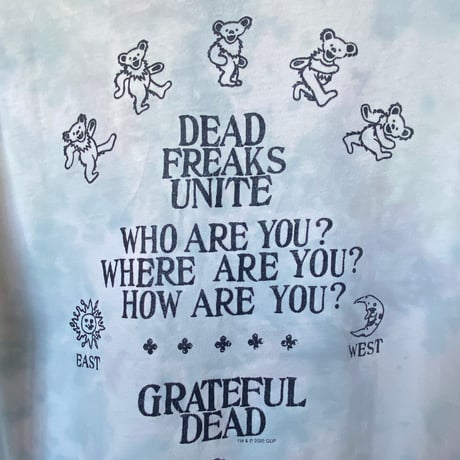 【MOUSSY】Grateful Dead コラボTシャツ タイダイ柄 FREE