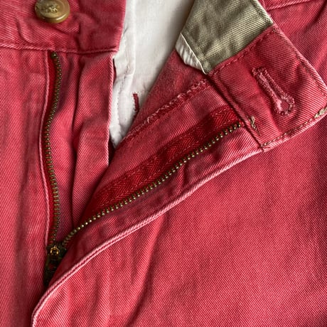 90s-00s 【CHAPS RALPH LAUREN】 チノショートパンツ サーモンピンク W34