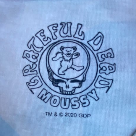 【MOUSSY】Grateful Dead コラボTシャツ タイダイ柄 FREE
