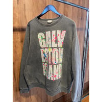 90s 【CHEROKEE】 GALVESTON ISLAND ペイントプリント スウェット カナダ製 XL