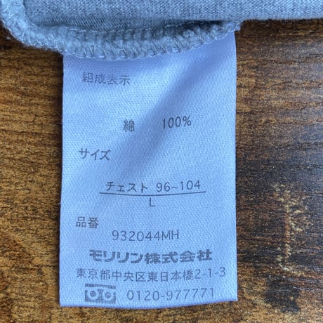 【EVANGELION】 NERV ネルフ 零号機 ポケットTシャツ グレー メンズL