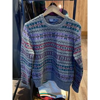 【POLO Ralph Lauren】 ウール100% フェアアイル柄 ニット M