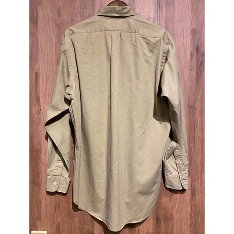 【Ralph Lauren】BLAIRE コットン ボタンダウンシャツ M ベージュ系
