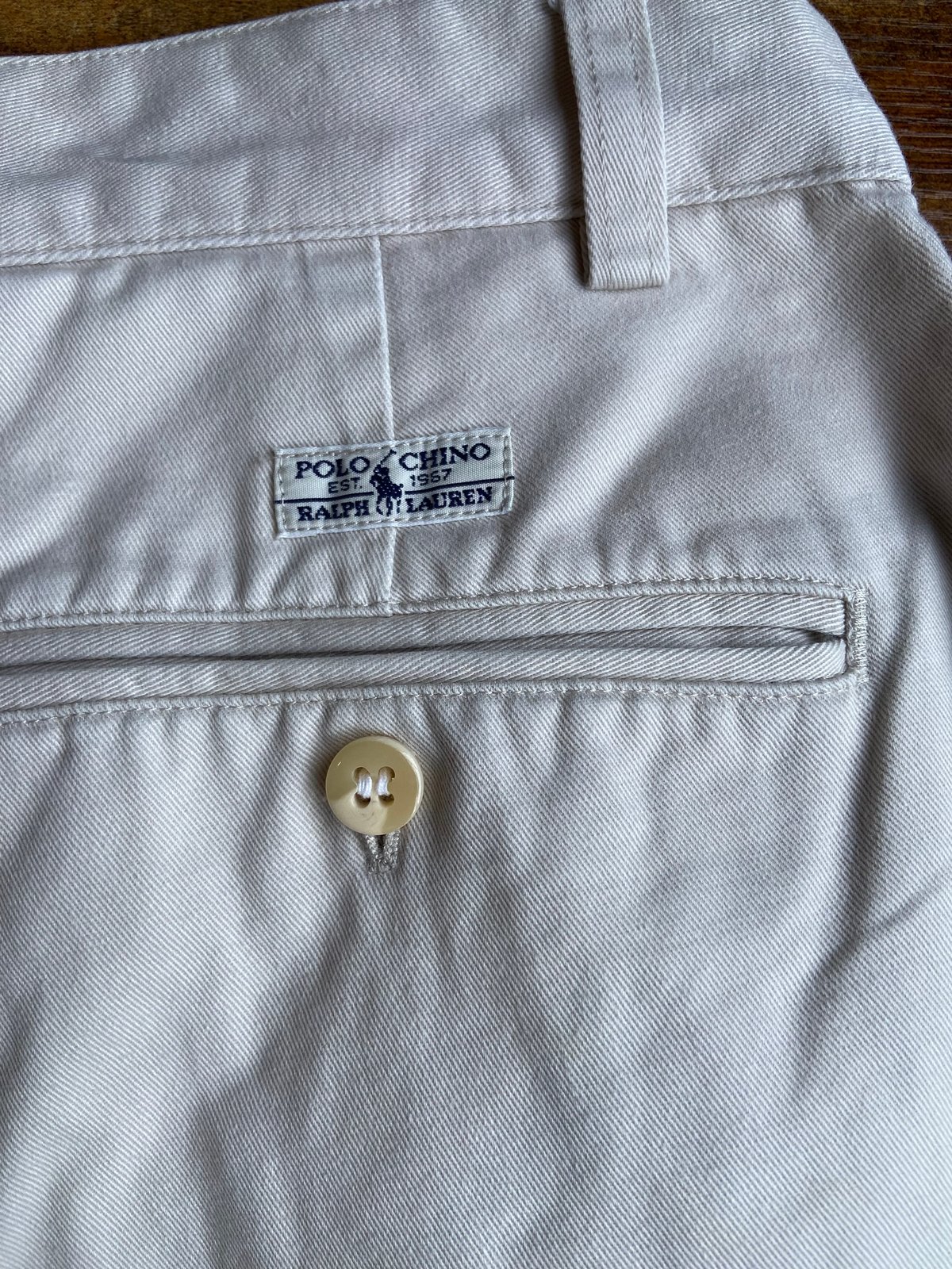 POLO RALPH LAUREN】 ツータック チノパンツ 33インチ ANDREW PA