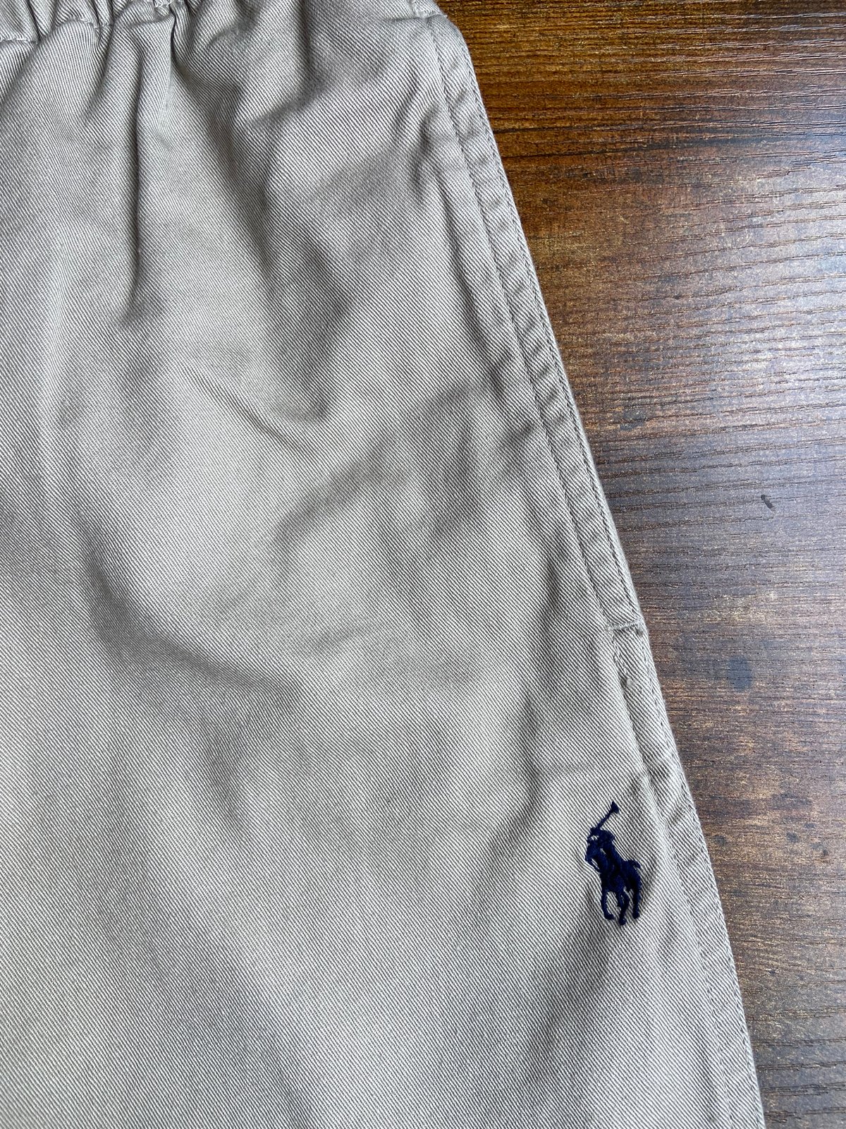 90s名作【Polo by Ralph Lauren】 イージーチノパンツ L ベージュ 紐